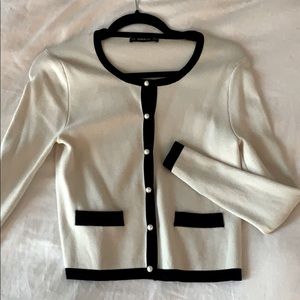 Zara pearl cardigan